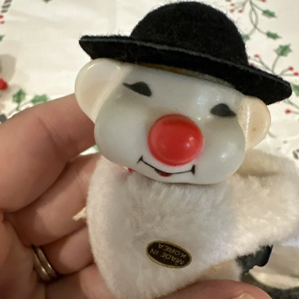 Cheistmas Santa And Snowman Vintage‎ Pencil Grippers